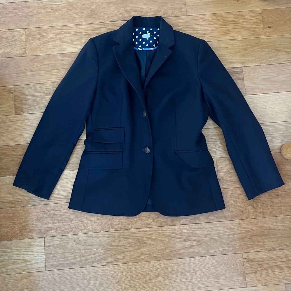 J.Crew Navy Blue Blazer